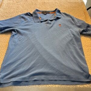 U.S. Polo Assn. Blue Polo Shirt with Red Logo